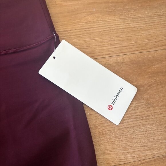 Lululemon Athletic Wunder Train HR Short 6” Garnet NWT Women’s Size 4 - Picture 6 of 6